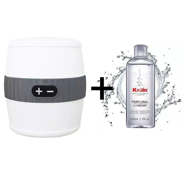 Two-Way Exit 12-Speed Vibration Manual Masturbation Cup