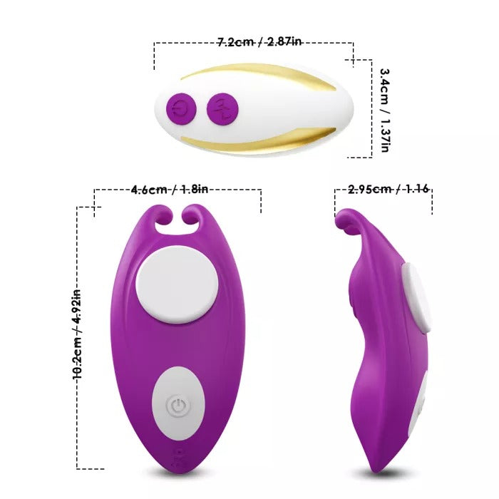 Magnetic remote control interactive vibrator