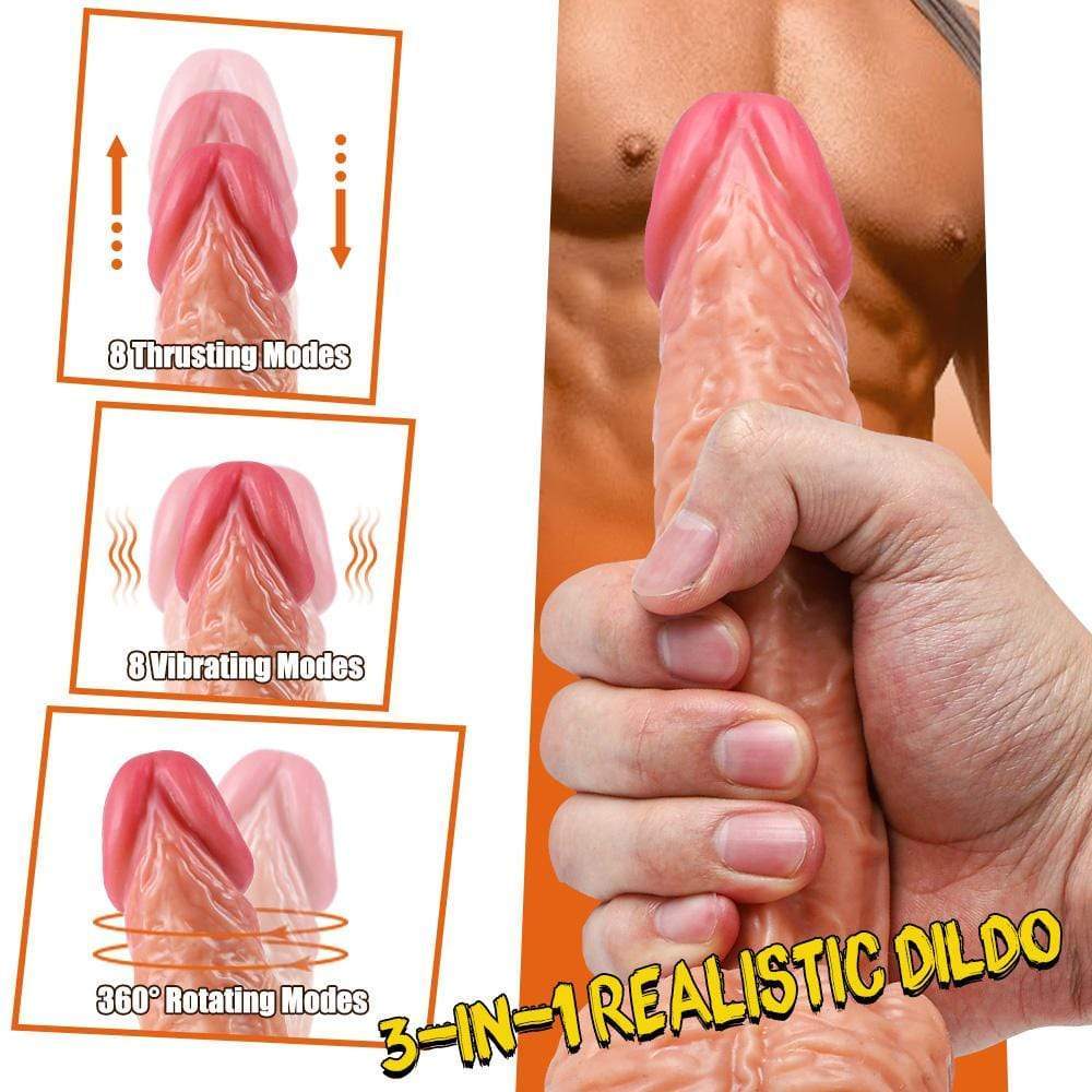 Rotating Thruster Dildo