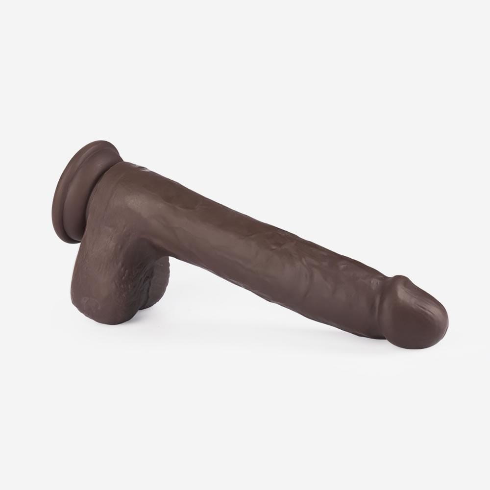 8.7 Dark-Brown Remote Control Multifunctional Dildo
