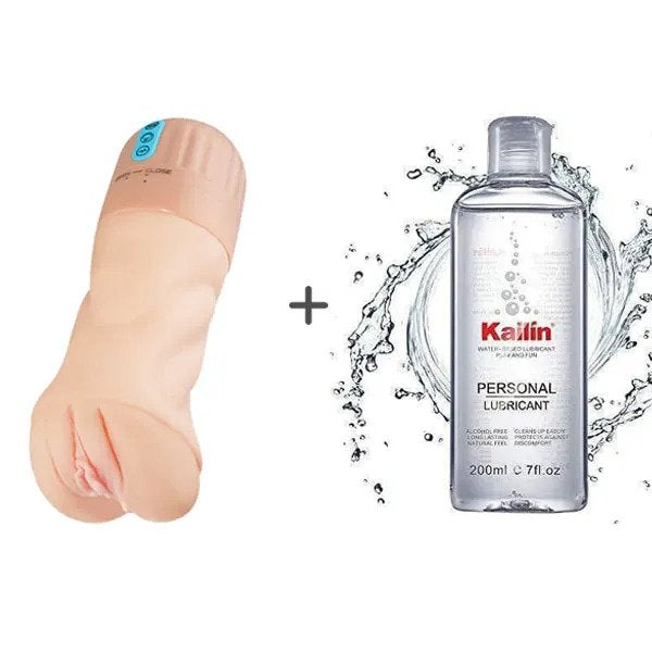 Beate - 5 Sucking & 10 Vibrating Vagina Masturbation Cup