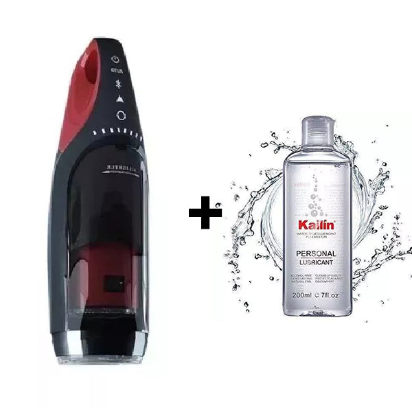 Sexoralab New Bluetooth-controlled automatic retractable THE KING rotating male masturbator