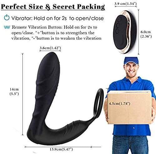 Anal Vibrator with Penis Ring