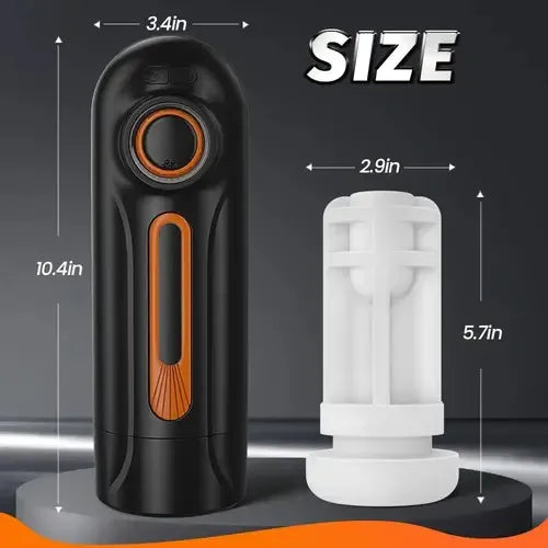 10 Thrusting 10 Vibrating 3 Sucking Heating Male Masturbator