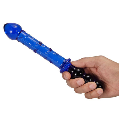 Ocean Blue Glass Butt Plug