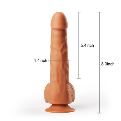Remote Control Telescoping Rotating Dildo