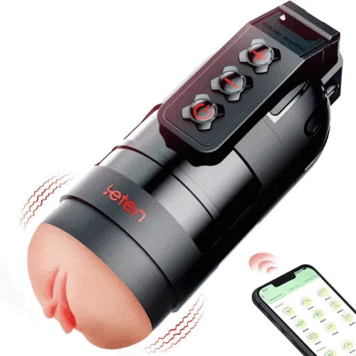 Sexoralab - LETEN 10 Vibrating Masturbation Cup and Pussy Pocket 2 IN 1