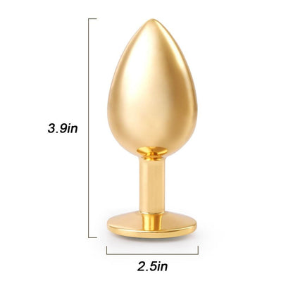 3.9  Golden Metal Gem Anal Plug
