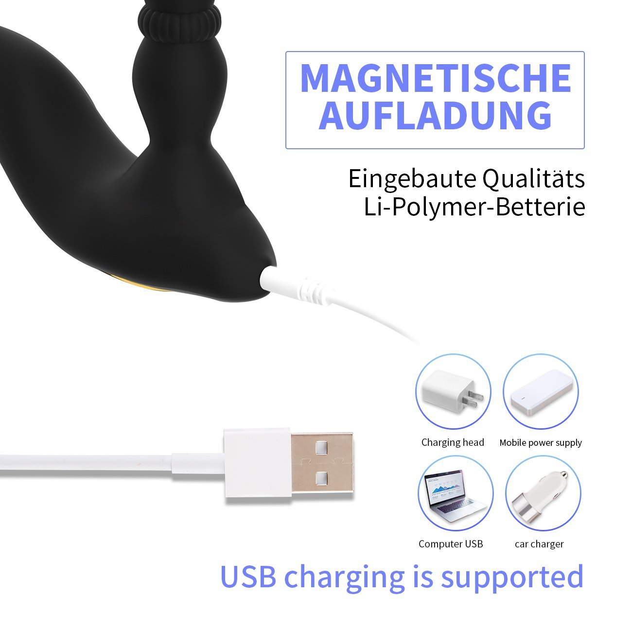 BLKDG™ Remote Control Prostate Massager