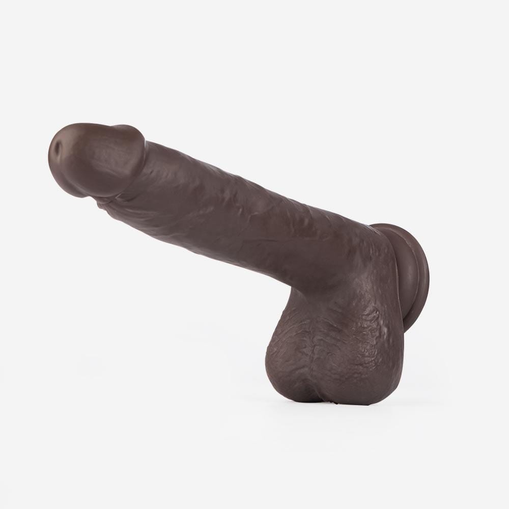 8.7  Dark-Brown Remote Control Multifunctional Dildo