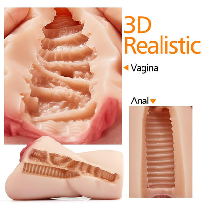 5.9 Fat Lips 3D Channel Pussy Anal Lifelike Stroker