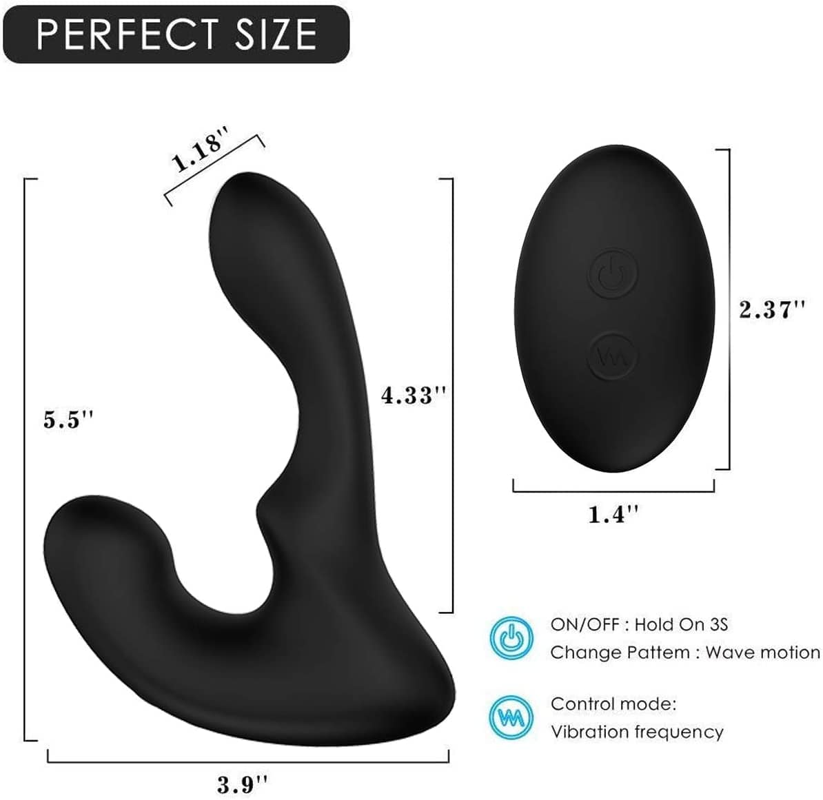 Remote Control Prostate Massager