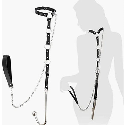 SM Metal Anal Hook Traction Aid Bundle Set