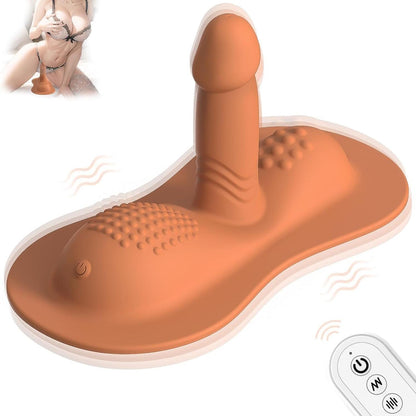 Buyging™ 10 Vibration Modes Sit and Ride Vibrator Clit Anal G-spot Double Stimulator