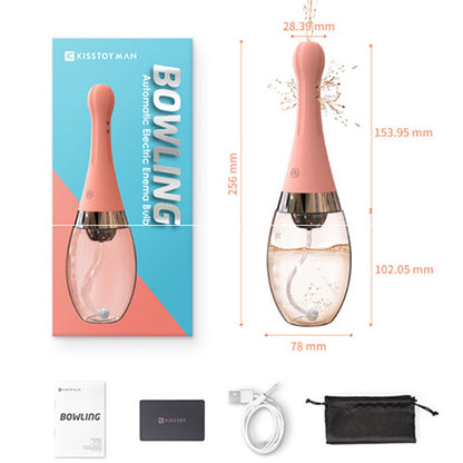 KISSTOY 3 Intensities Modes Bowling Automatic Electric Enema Bulb