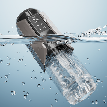 King -100% Waterproof 4 IN 1 Automatic Masturbation Cup for Men