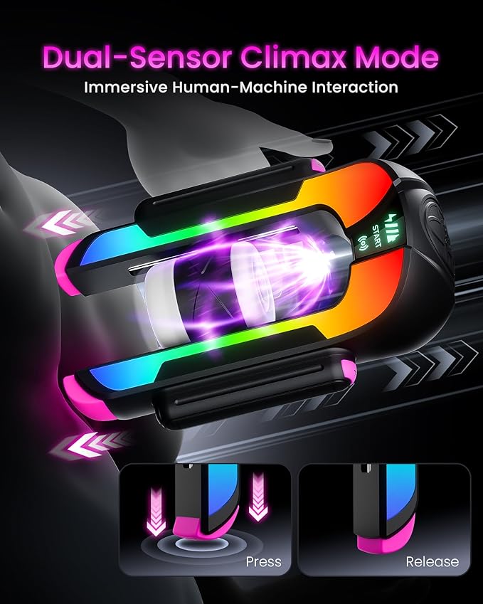 Interstellar Warship Male Masturbator with Advanced AI Interactive Technology