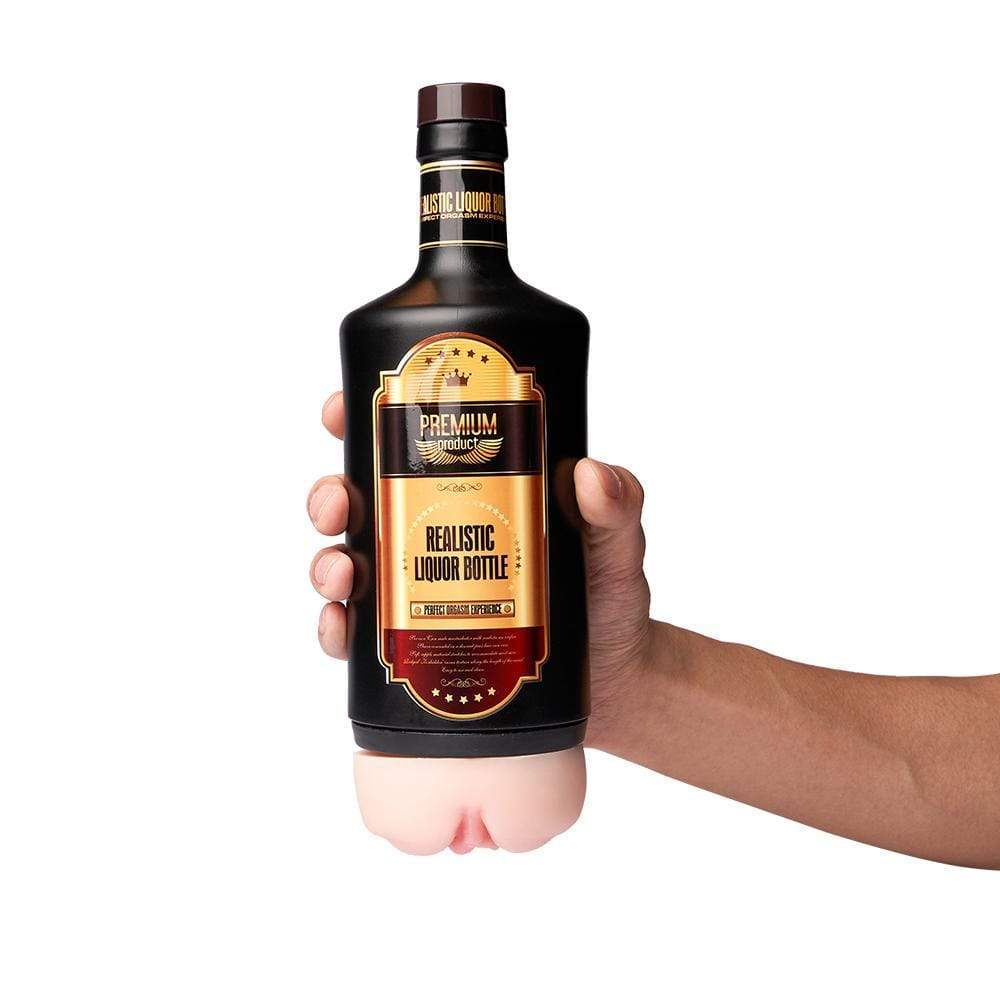 Rum Bottle-Like Manual Masturbator Cup