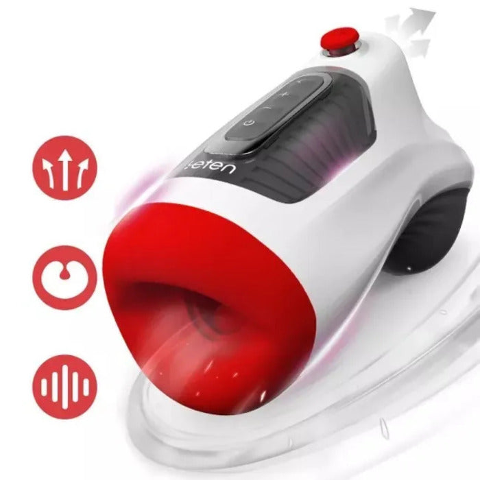 Sexoralab & LETEN Red Lip Oral Sex Machine