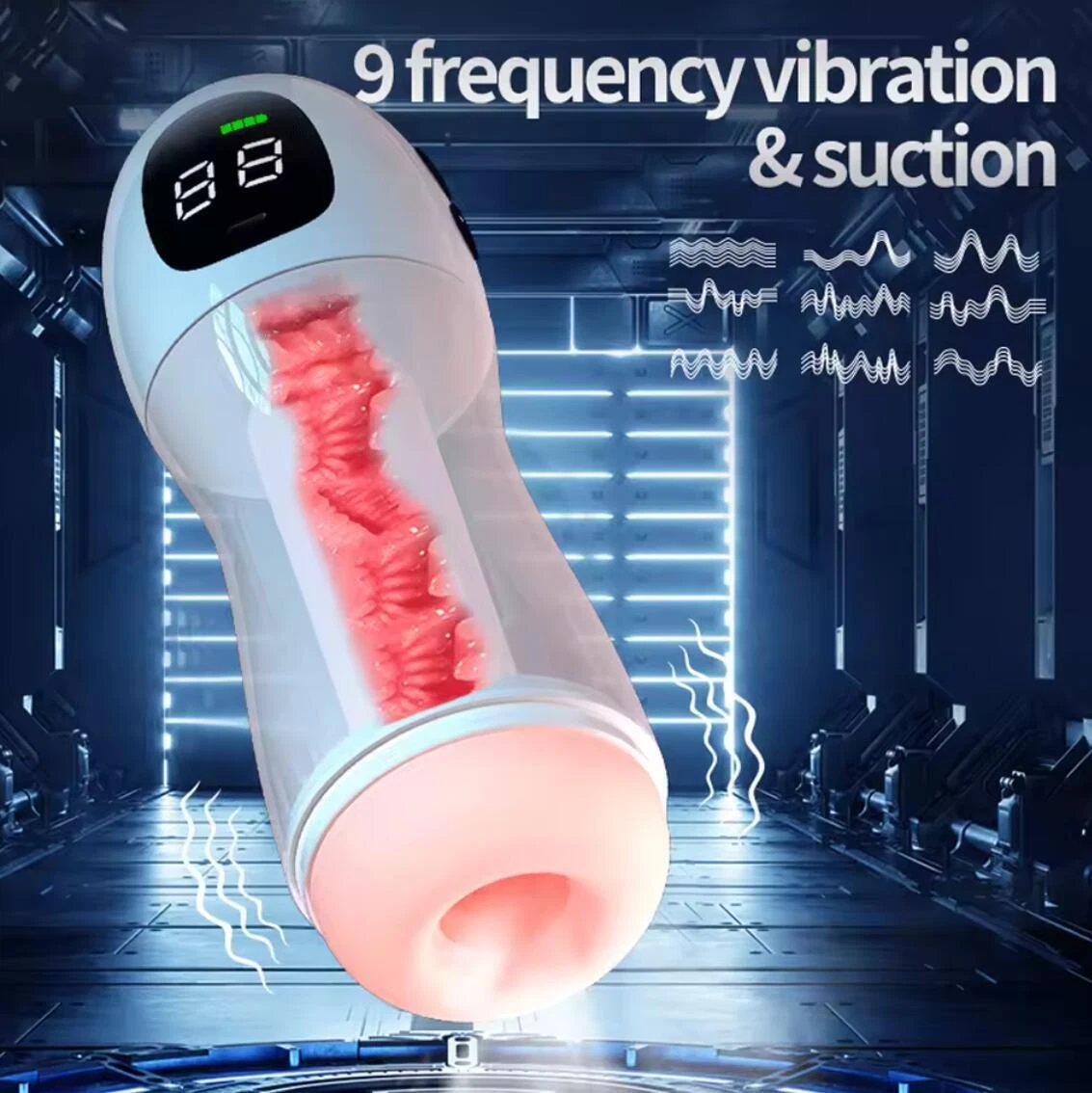 Electric Masturbator Man Cup Suction Massage Function Sex Toy Masturbating for Men Sex Toy for Men Pocket Pussy Masturbators Vibrator