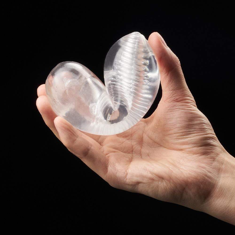 5.2” Clear Petite Spiral Male Masturbator