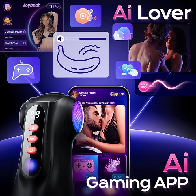 Sexoralab -3 Sleeves Sets AI Sync Pocket Pussy Penis Pump with 9 Sucking & 9 Vibrating