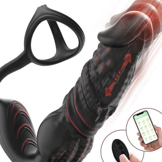 Buyging™ Larger Size APP&Remote Control 9 Thrusting 9 Vibrating Prostate Massager