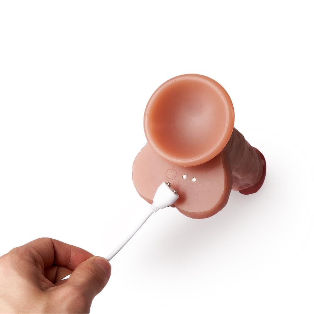 Remote Control 10-frequency Rotating Vibrating Heating Dildo