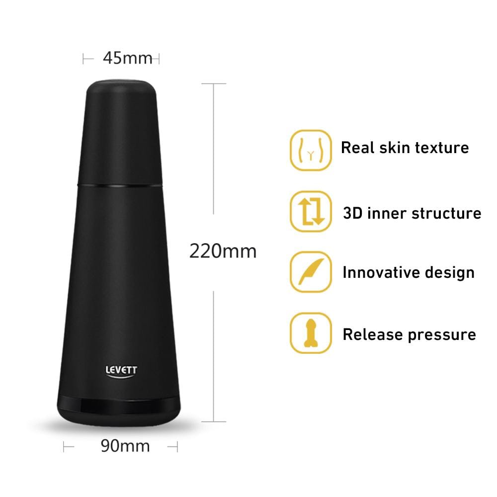 Handheld 3D Sensors Voice Cone-Shape Male Masturbator Cup
