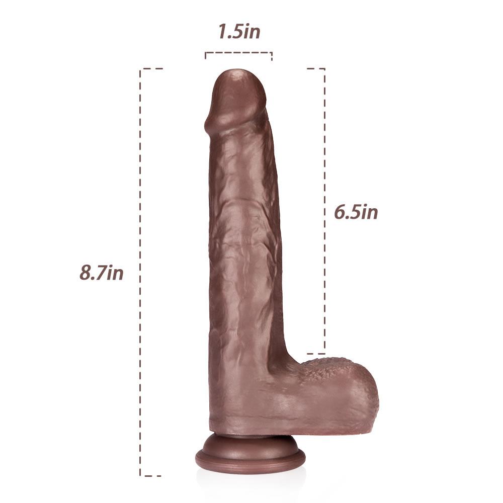 Dark-Brown Remote Control Multifunctional Dildo Dark-Brown Remote Control Multifunctional Dildo
