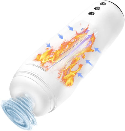 Electric Masturbation Cup Pocket Pussy with Powerful 3 Vacuum Suction 10 Vibration