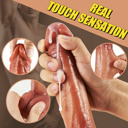 Buyging™ 8.66'' Wriggling Thrusting Heating 4IN1 G-spot Realistic Dildo Vibrator