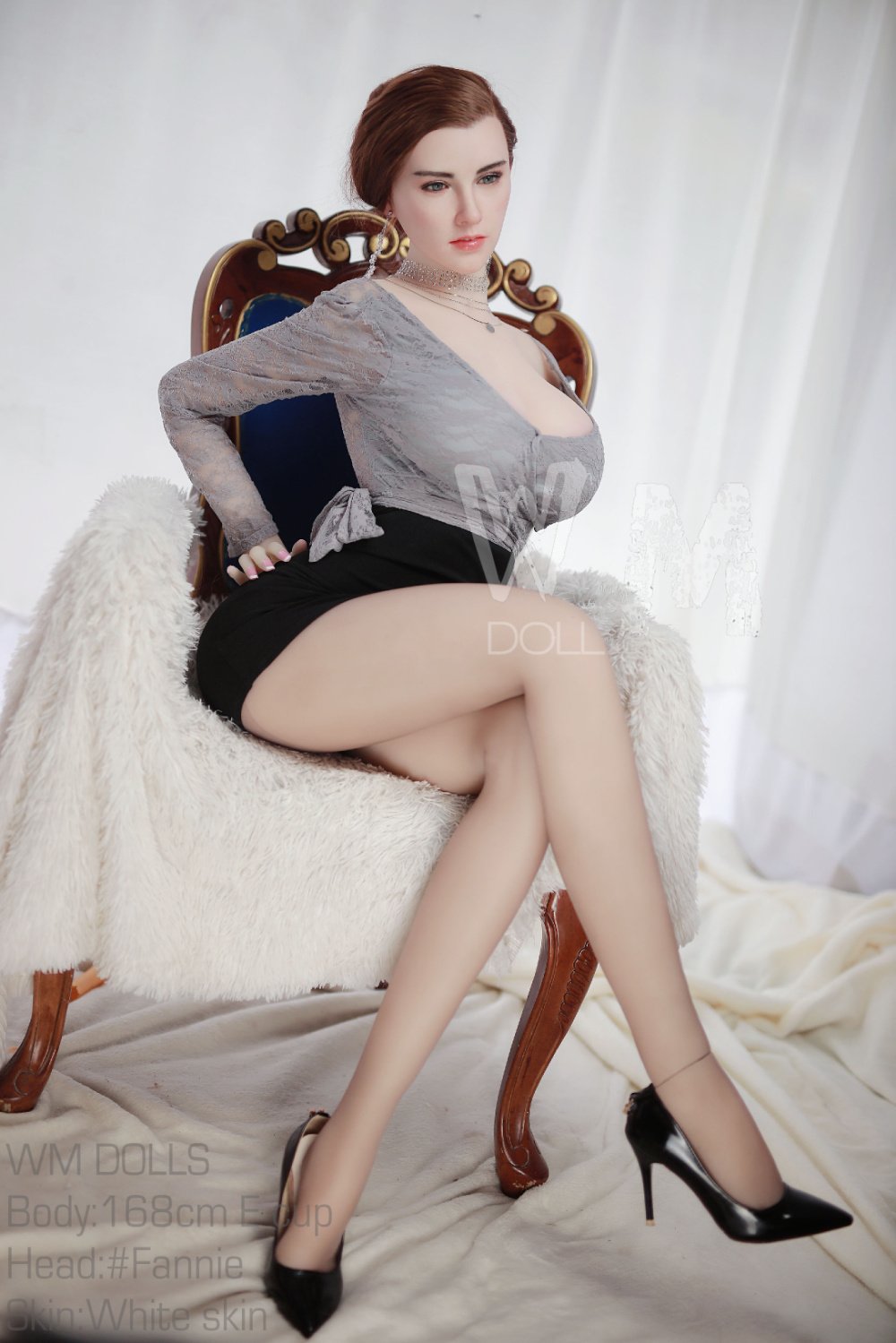 Anna: Realistic Silicone Head Sex Doll