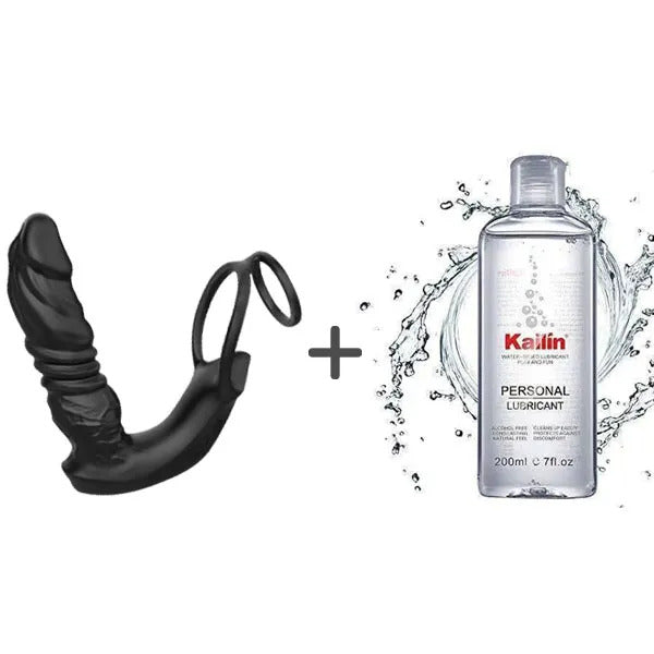 Sexoralab™ APP Control 9 Vibrating Thrusting Prostate Massager With Dual Cock Rings