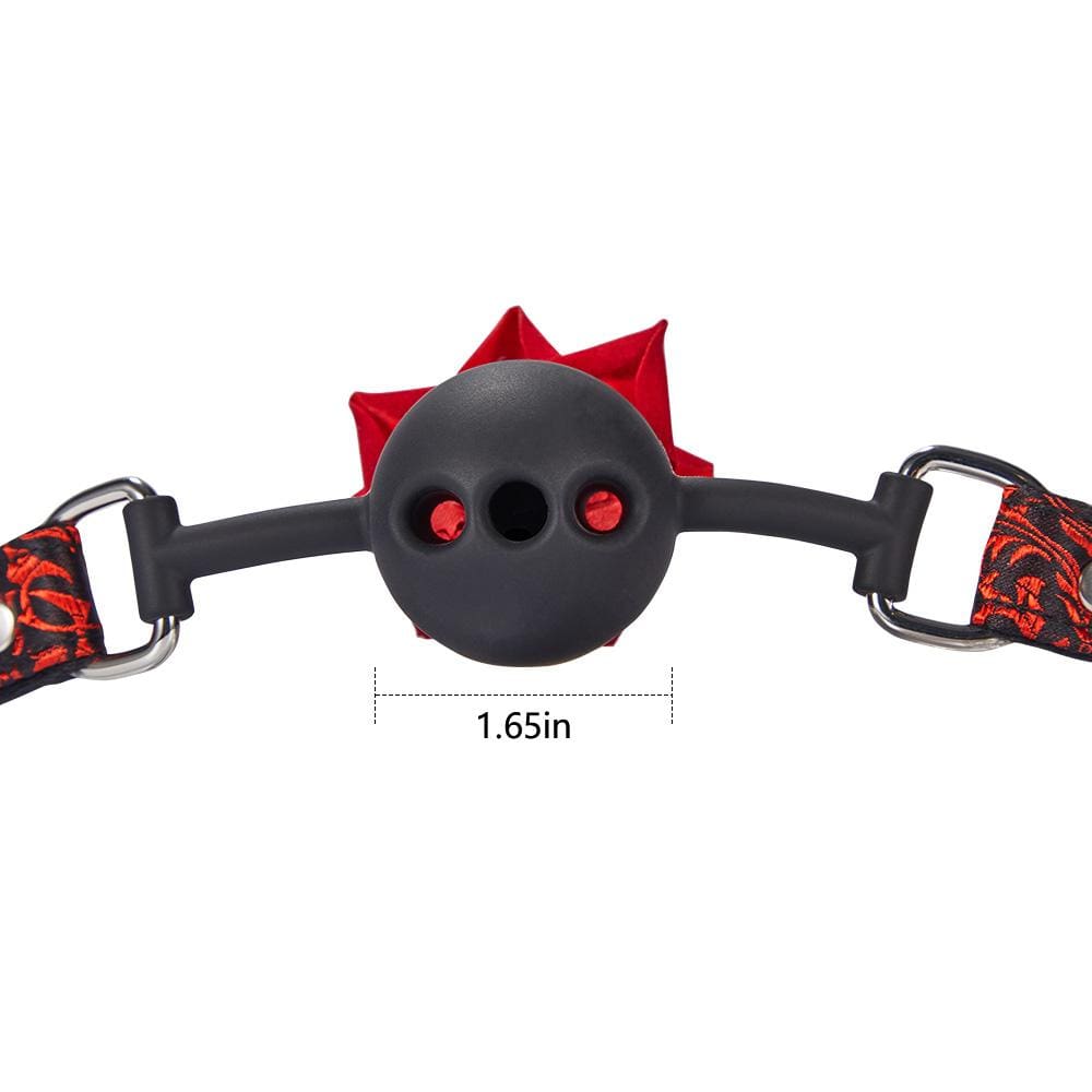 SMBD Rose Lace Silicone Gag