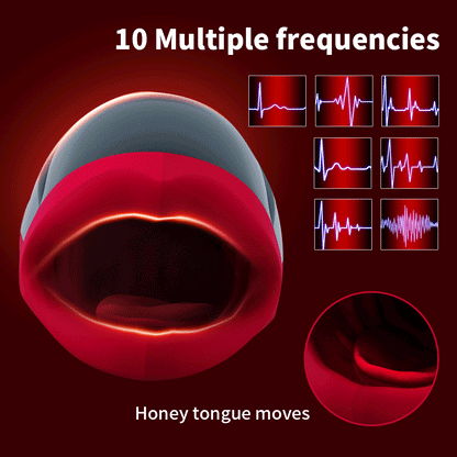 SEXORALAB Male masturbator smart cup heated nozzle masturbation oral sex deep throat sucking adult toys