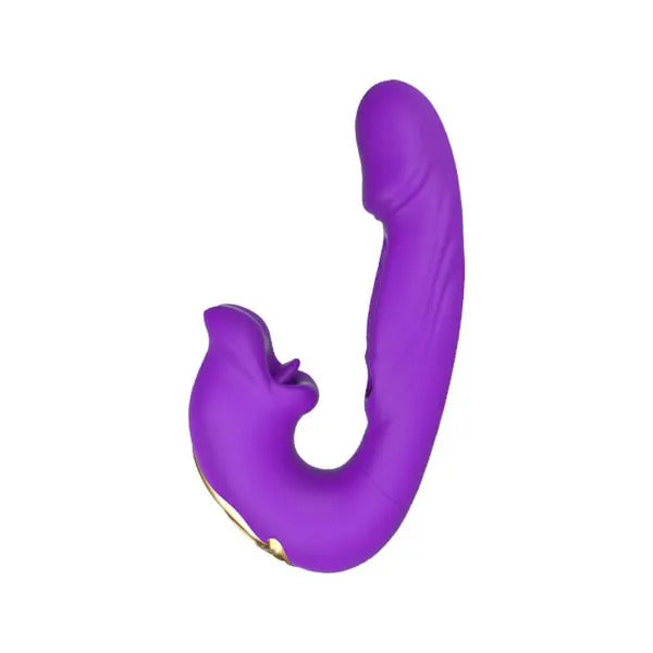 G-spot Vibrator Women Sex Toy with 7 Flapping Vibrating & 5 Licking Sucking Modes