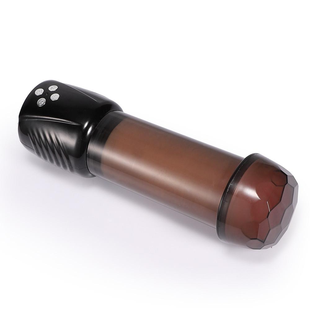 18X Vibrating Sucking Moan 3D Realistic Pussy Masturbator Cup