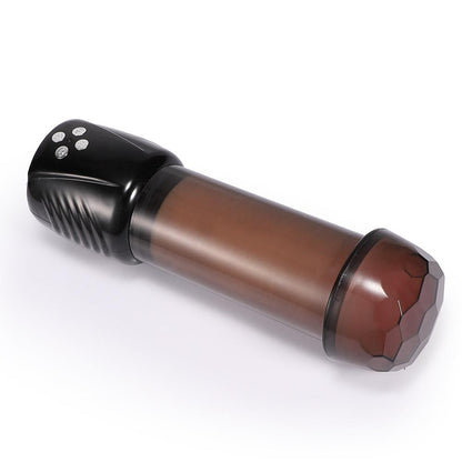 18X Vibrating Sucking Moan 3D Realistic Pussy Masturbator Cup