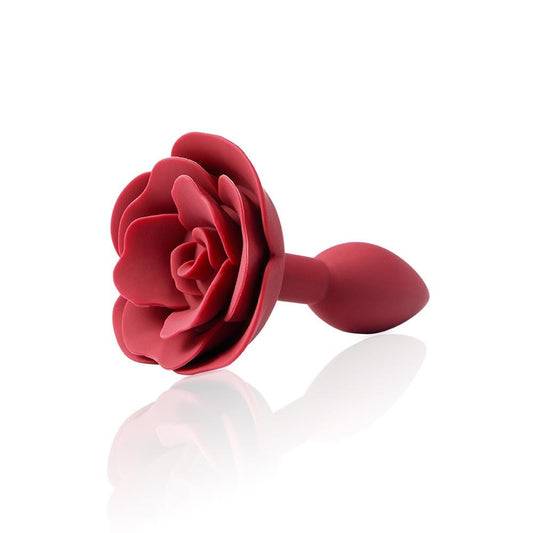 Red Rose Silicone Anal Cosplay Plug