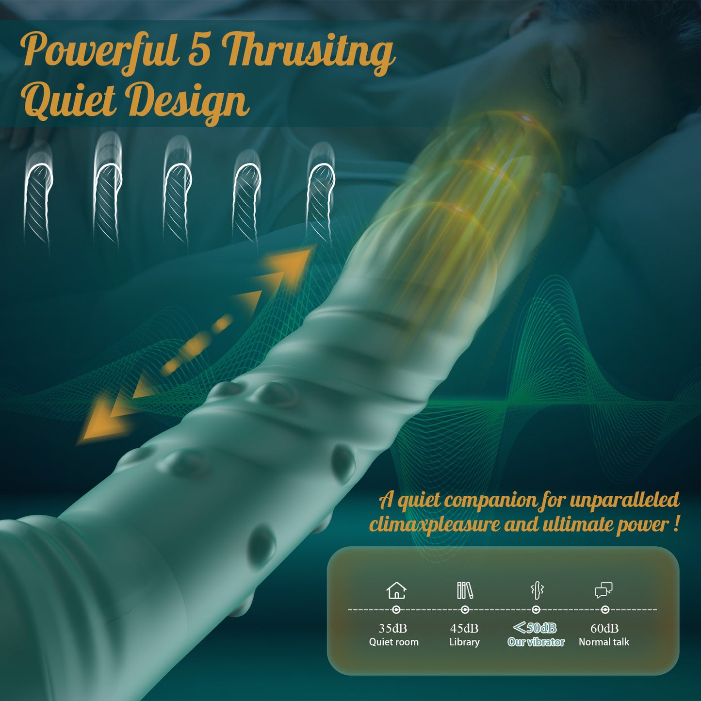 Dual Bead 5 Push Aside 10 Vibration Modes G-spot Vibrator