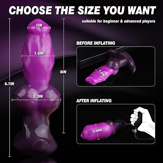Sexoralab™Monster Inflatable Anal Plug, adjustable size on demand