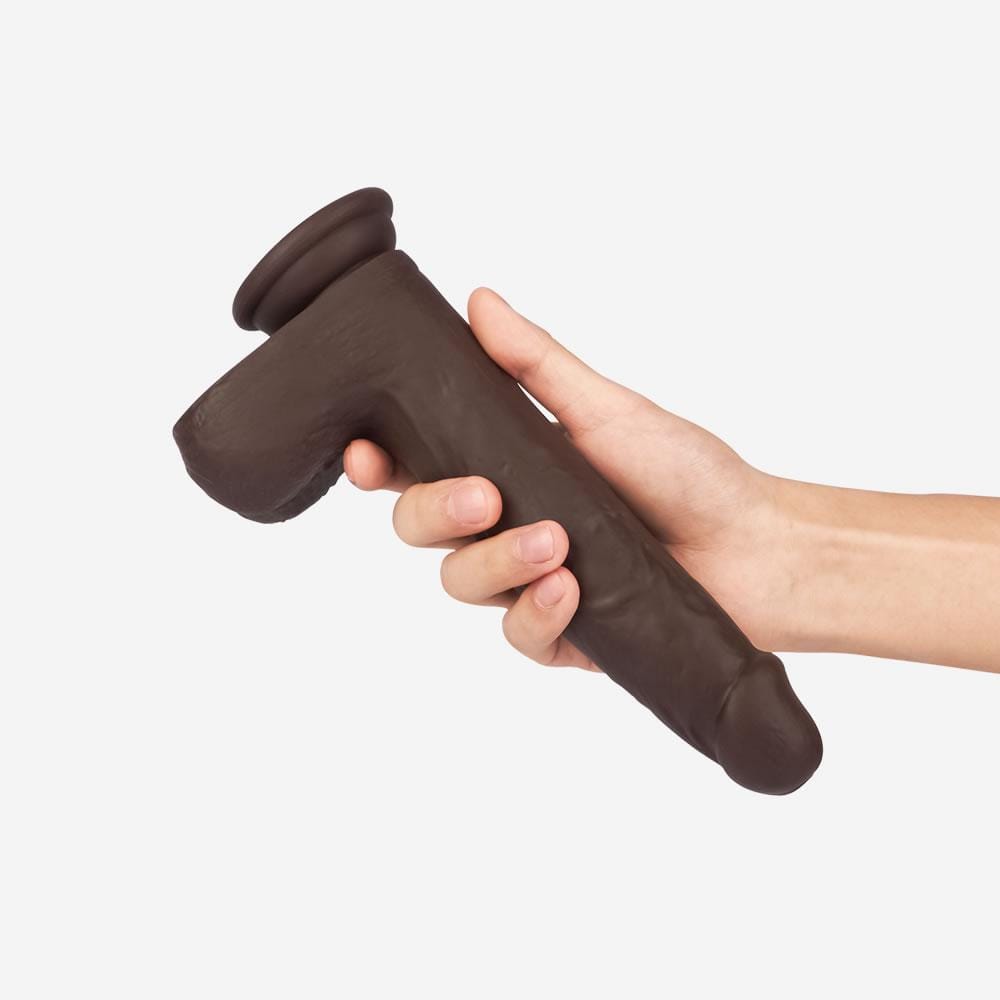 8.7  Dark-Brown Remote Control Multifunctional Dildo