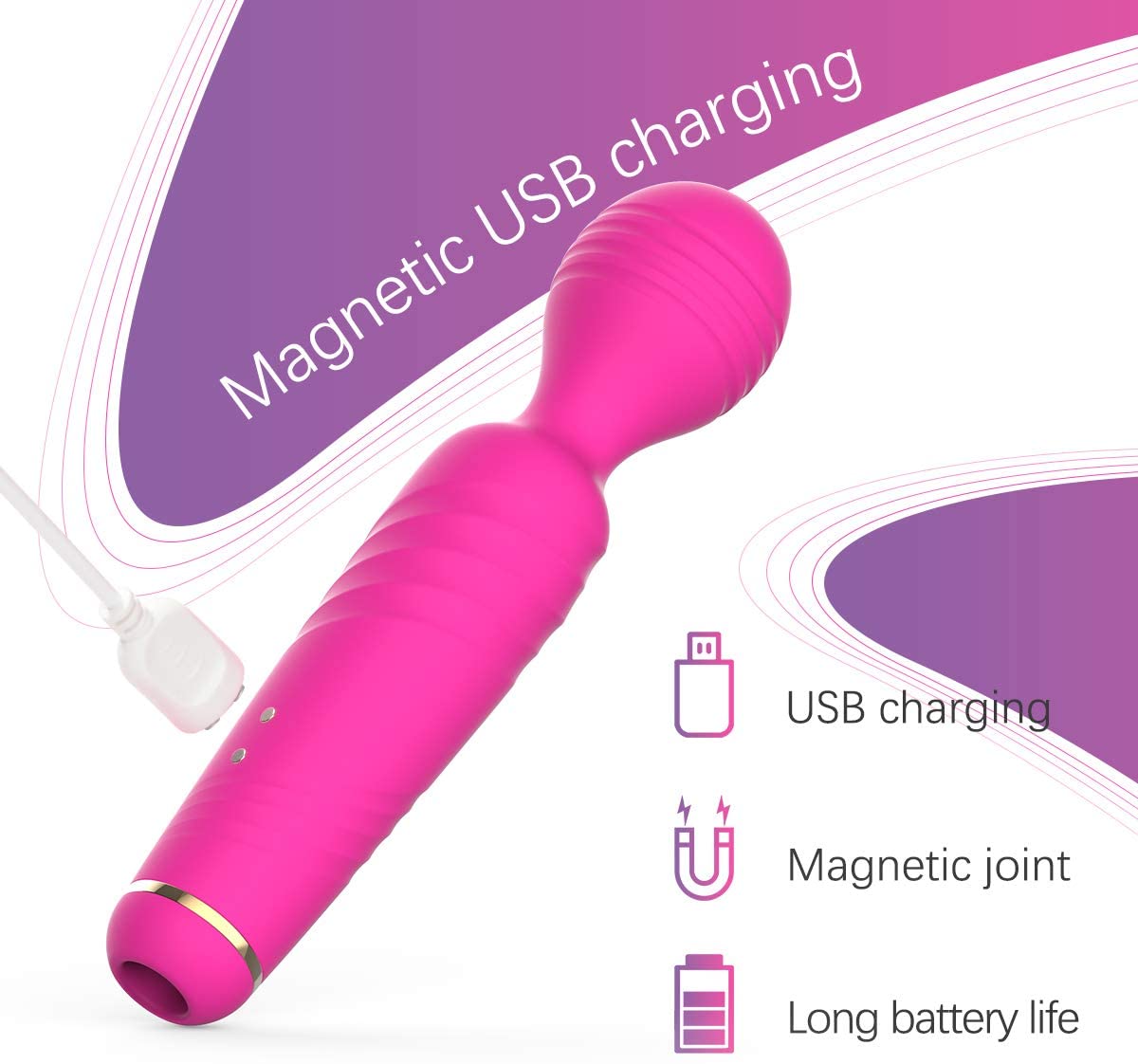 Sucking Clitoris Stimulator and Wand Massager