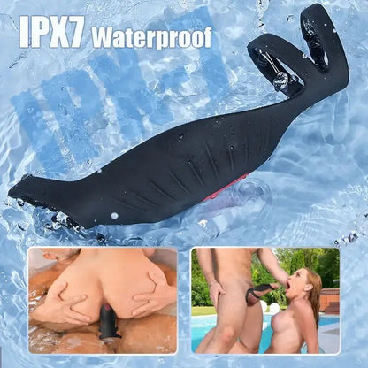 Sexoralab - Pleasure Fusion Pro 9 Vibration Modes Efficient&Flexible Cock Ring