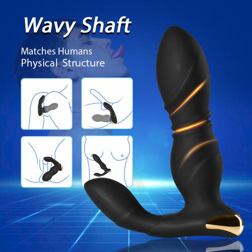 8 Thrusting&Vibrating Modes Waterproof Prostate Massager