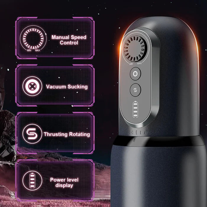 Sexoralab™ CVT Control Sucking Thrusting Rotating Erection Aid Masturbator