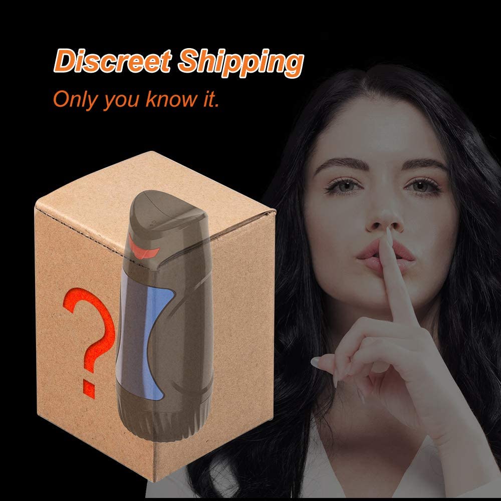 Electric Pocket Pussy Male Masturbator Cup - Adorime 3D Stroker with Realistic Vagina Texture for Men Solo Play Oragsm, Lifelike Masturbation Adult Sex Toys with 10 Intense Vibrating Modes & Clamping