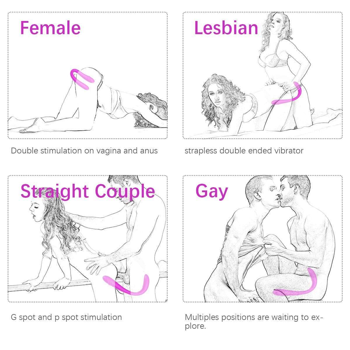 GABI Double Penetration Dildos