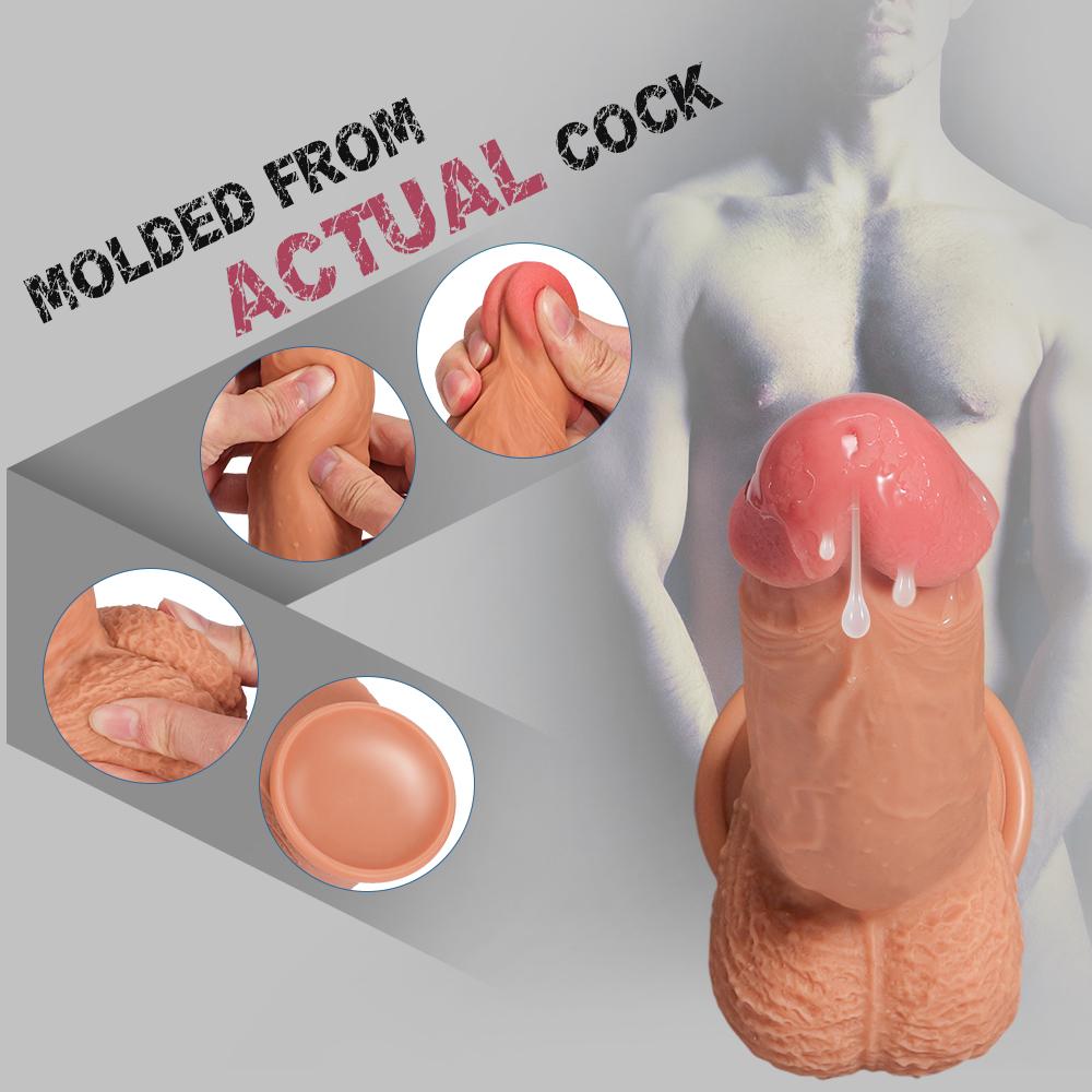Built-in Keel 10 Vibrating Remote Control Realistic Dildo
